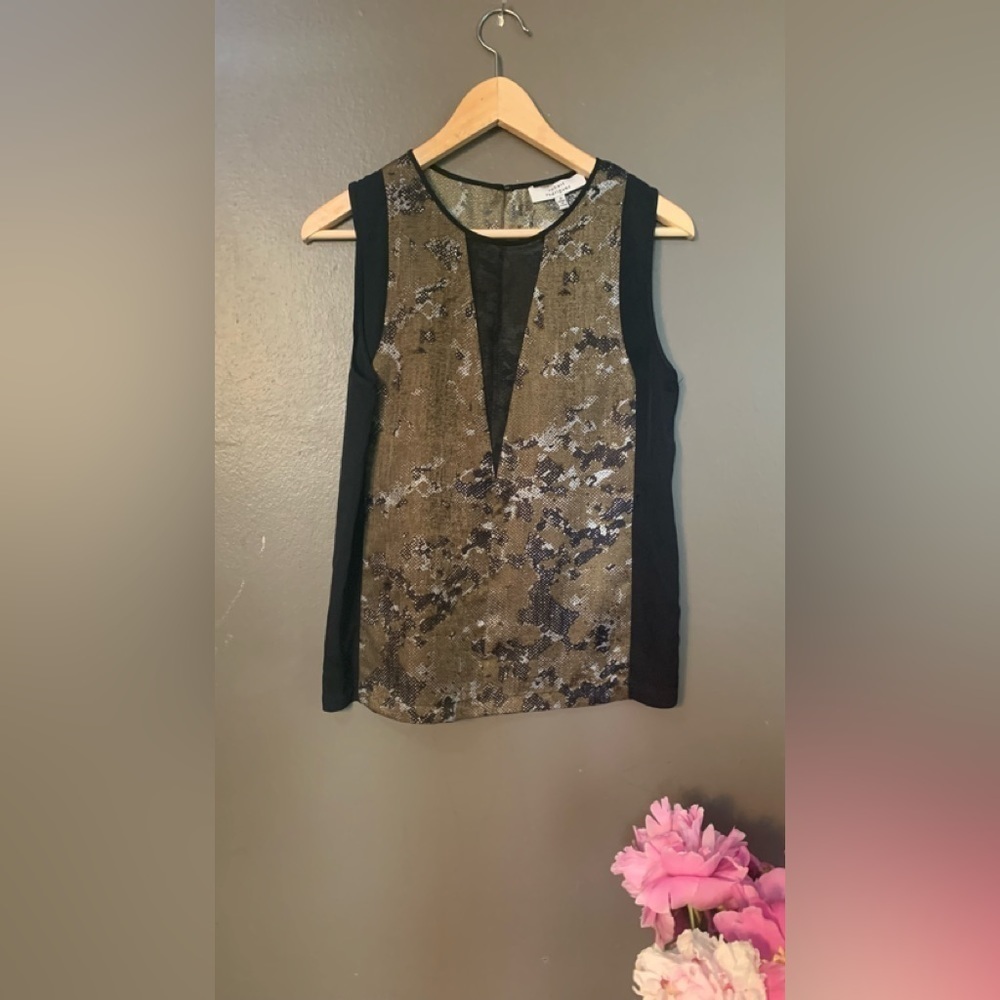 100% Silk Robert Rodriguez Blouse- Small